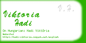 viktoria hadi business card